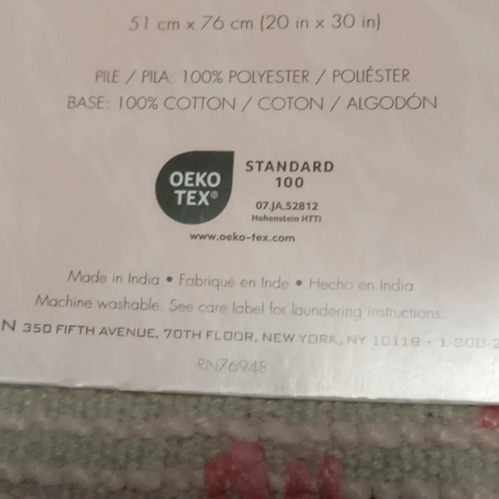 Betsey Johnson Snowman Bath Rug New
